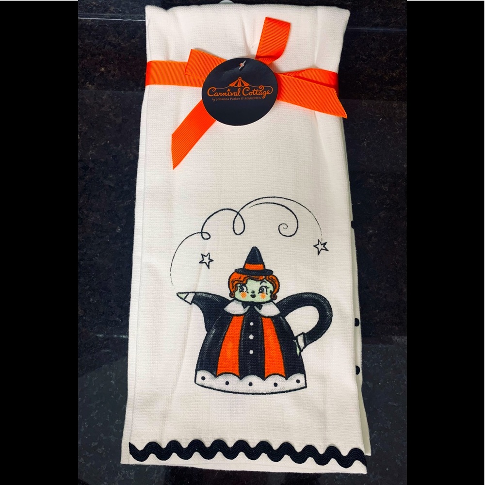 CARNIVAL COTTAGE by Johanna Parker-Halloween Towel